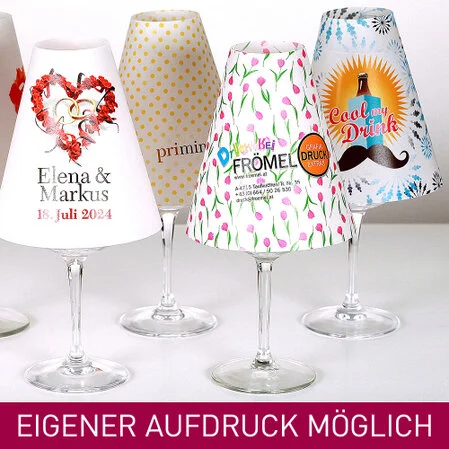 Lichschirmchen mit eigenem Aufdruck ab 24 Stück